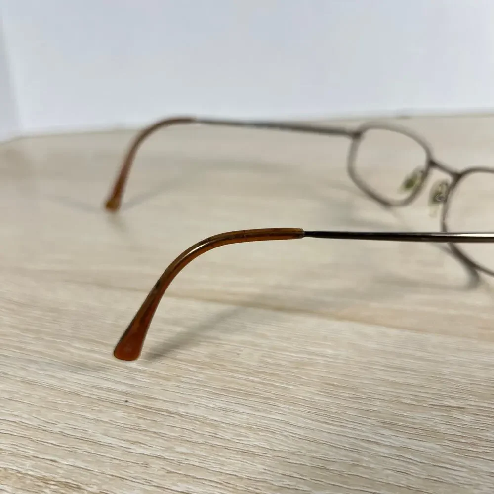 Ray-Ban RB6020 2505 Eyeglasses Brown Metal Flex Hinge 53-19-135